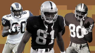 Tim Brown, Jerry Rice, Isaac Bruce